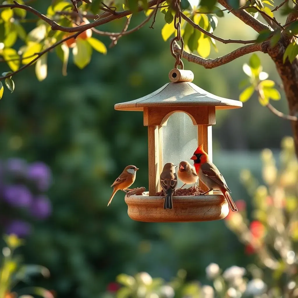Enjoying Your Finished Bird Feeder and Watching Your Feathered Friends