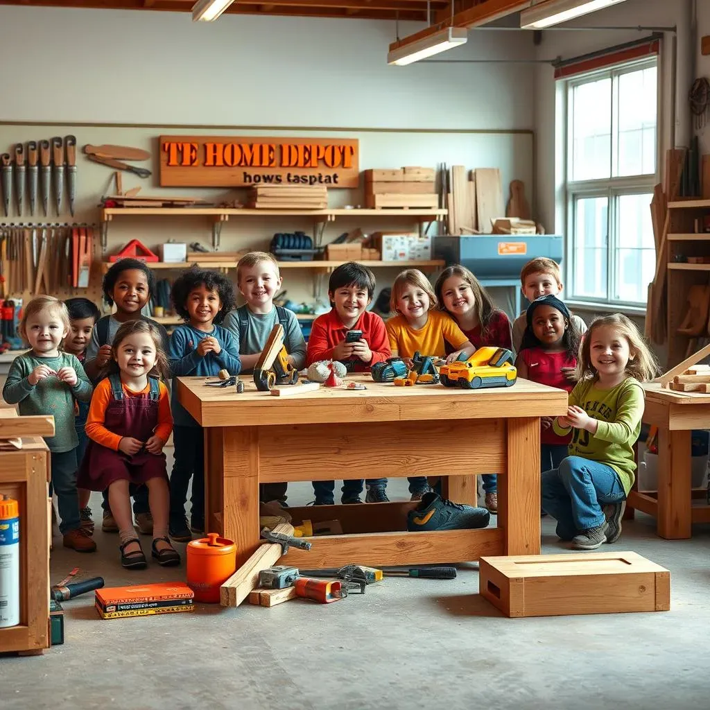 Kingston Kids Get Creative: Home Depot Workshops