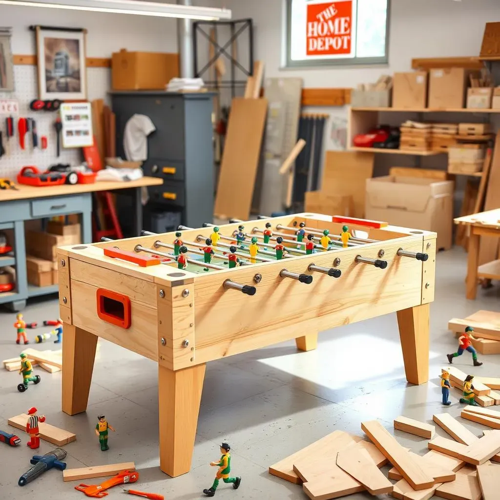 What is the Home Depot Kids Workshop Foosball?